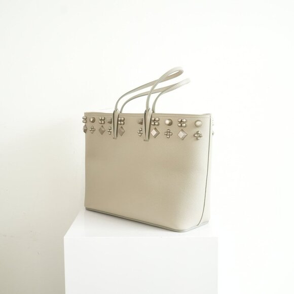 Christian Louboutin Cabata Spike Leather Tote Bag - Picture 9 of 12